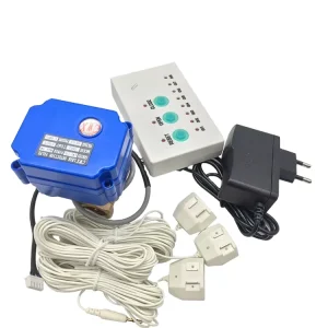 Smart Water Leak Detection System with Ball Valve and Shut-Off Function
