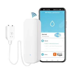 Smart Water Leak Detector ZigBee Flood Sensor with App Notification for Basement Bathroom Laundry