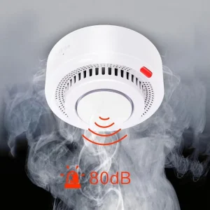 Smart Wi-Fi Wireless Smoke Detector Sensor 80dB Home Alarm