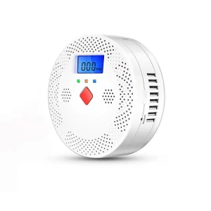 Smart WiFi Carbon Monoxide and Gas Detector with Home Leak Alarm Remote Control and 10-Year Sensor Life
