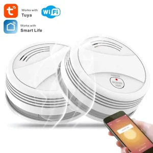 Smart WiFi Fire Protection Smoke Alarm System Home Security Smoke Detector