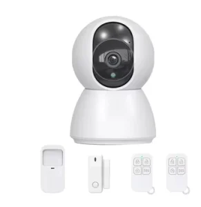 Smart WiFi IP Security Camera with Night Vision, Two-Way Audio, IP65, SD Card and Cloud Storage, 3MP