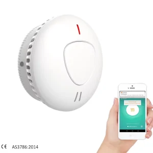 Smart WiFi Interlinked Smoke Alarms Wireless Household Smoke Detector with CE EN14604 EN50291