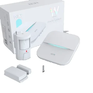 Smart WiFi Portable Home Security Alarm System Motion Sensor App Remote Control ABS 100 200m Detection Range for Outdoor Door
