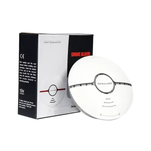 Smart WiFi Smoke Alarm Sensor Fire Alarm Detector for Home Security, Battery-Powered Wireless