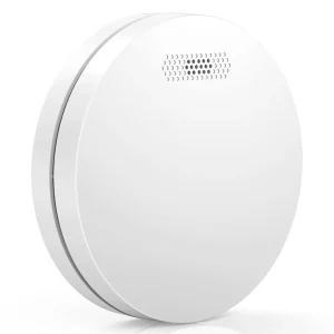 Smart WiFi Smoke Detector with Interconnected Fire Alarm and Battery Power