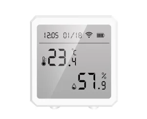 Smart WiFi Temperature Humidity Monitor Wireless Temperature Humidity Sensor with TUYA APP Notification Alerts WiFi Thermometer