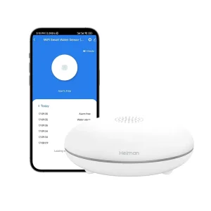 Smart WiFi Water Pipe Leak Detector and Water Leak Detection Device