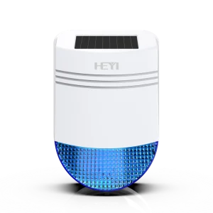Smart Wireless Security 3 in 1 Zigbee Outdoor Solar Siren IP66 Home Alarm Siren