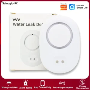 Smart Wireless Water Leak Detector with High-Sensitivity Flood Sensor and Remote Alert