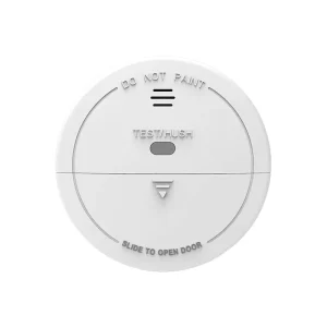 Smart Wireless WiFi Smoke Detector Home Alarm System with High-Decibel Alarm and Flame-Retardant Housing
