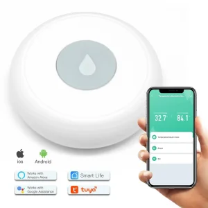 Smart Wireless Zigbee Water Leak Detector Water Level Alarm Sensor