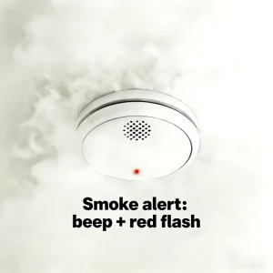 Smart ZigBee Fire Alarm with Real-Time Smoke Detection Sensor