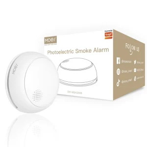 Smart Zigbee Smoke Detector Sensor Alarm for Home Security