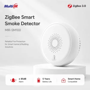 Smart Zigbee Wireless Smoke Detector for Home Security