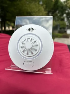 Smoke Carbon Monoxide Fire Three in One Multi Function Sound Light Doorbell Alarm Photoelectric Electrochemical Sensors Portable