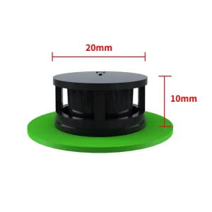 Smoke Detector Chamber with Dual Transmitter, Single Receiver and Mesh
