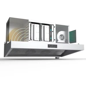 Smoke Hood Type Machine Commercial Kitchen Fume Purification Machine Low Altitudeelectrostatic Fume Purifier Hotel 90%
