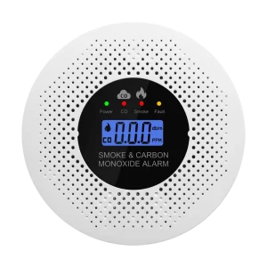 Smoke and Carbon Monoxide Detector Combo with Photoelectric and Electrochemical Sensor for Home Commercial Use