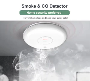Smoke and Carbon Monoxide Detector for Home, Office, and Industrial Use