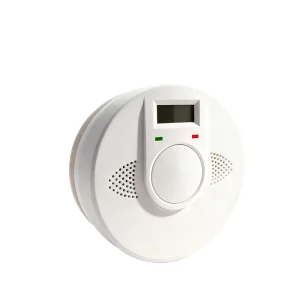 Smoke and Carbon Monoxide Detector with LCD and LED, Battery Operated, Audible Alarm, for Home, Apartment, RV, and Travel