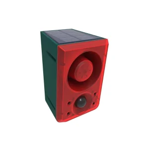 Solar Alarm Animal Repeller Infrared Sensing Sound and Light Warning Light Outdoor Recording Voice Broadcast Speaker