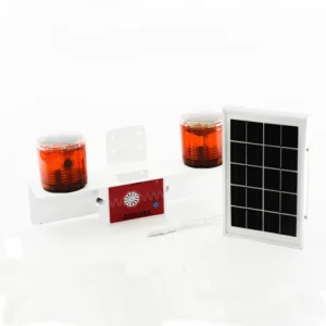 Solar Audible and Visual Warning Light IP67 Easy to Install for Warning Function of Transmission and Distribution Lines