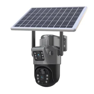 Solar Monitoring Outdoor Monitoring System with Voice Intercom Waterproof Night Vision Monitoring