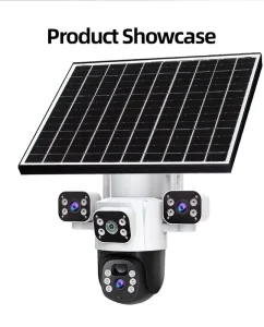 Solar Monitoring Outdoor Waterproof Monitoring System Supports Voice Intercom with Night Vision Monitoring for Outdoor