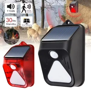 Solar Motion Detector With Sound Alarm