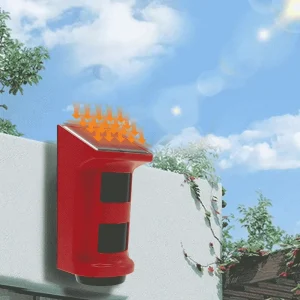 Solar Powered 433MHz WiFi Outdoor Waterproof Home Security Siren Alarm System 100DB With 1000mAh Battery