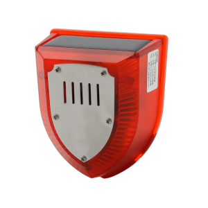 Solar Powered Outdoor Human Body Sensing Alarm Warning Light Orchard Timed Alarm Wild Boar and Beast Repellent