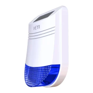 Solar Powered Security Alarm Light Motion Sensor Remote Controlled Wireless Solar Charging >105dB Alarm 2 Year Warranty For