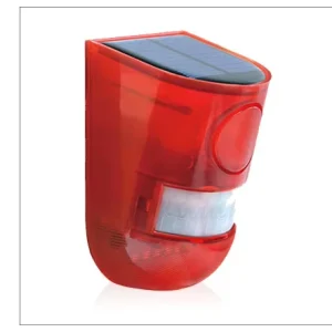 Solar Powered Sound and Light Alarm Light Solar Security Light Sensing