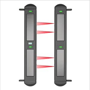 Solar-Powered Wireless Outdoor Fence Perimeter Intrusion Detection Active IR Photo Beam Sensor