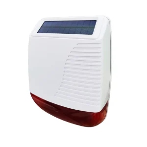 Solar Powered Wireless Siren Anti Theft Burglar Alarm System for Home Security Outdoor Security Siren