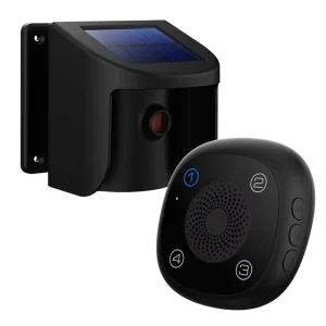 Solar Wireless Driveway Alarm IP44 Waterproof Motion Sensor GSM Wi Fi Outdoor Security System DIY Expandable 8 Sensors