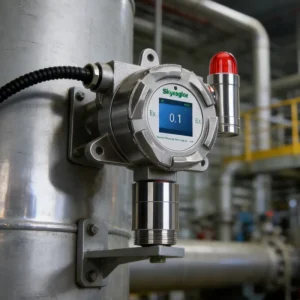 Stainless Steel Fixed H2S Gas Detector Online Gas Safety Monitoring Device for Industrial Use