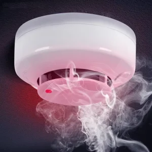 Standalone 3V Battery-Powered Combined Smoke and Heat Alarm