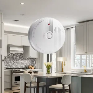 Standalone 9V Battery Smoke Alarm System Factory Home Fire Detection System