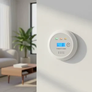 Standalone Combination Smoke and Carbon Monoxide Detector with LCD Display