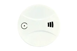 Standalone Household Smoke Alarm with Low-Battery Warning and Easy Installation