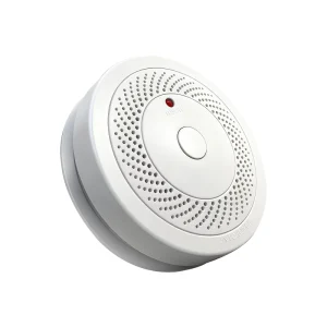 Standalone Photoelectric Smoke Alarm Detector with 9V Battery and LED Indicator