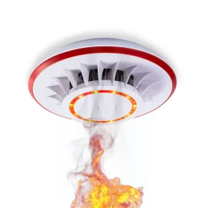 Standalone Photoelectric Smoke Detector for Home and Office Security