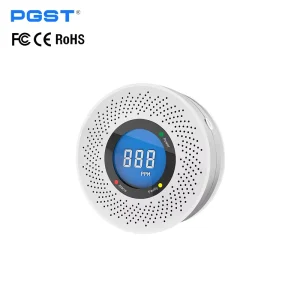 Standalone Smart Home Gas Leak Sensor with LCD Display Buzzer CO Fire Alarm Carbon Monoxide Detector
