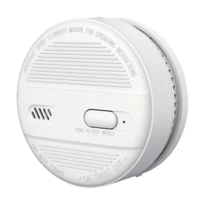 Standalone Smoke Alarm with DC 9V Replaceable Battery, 85 dB Alarm, EN14604 Certified Photoelectric Sensor