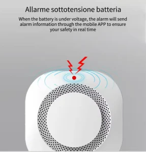 Standalone WiFi-Connected Photoelectric Smoke Alarm with Mobile App Remote Alerts
