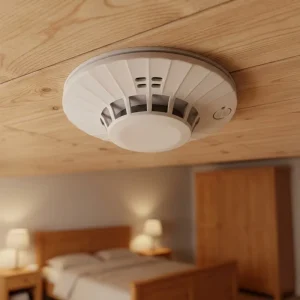Standalone Wireless Photoelectric Smoke Detector 3V Battery Powered 85dB Residential Fire Alarm OEM ODM Factory