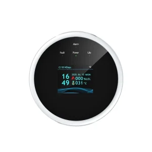 Staniot WiFi Smart Natural Gas Sensor Combustible Household Smart Gas Alarm Detector LED Display Screen Supports Smart Life App