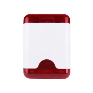 Strobe Light Siren 110 Times Minute Frequency Lighting Strobe Siren Alarm Speaker 118dB Household Piezo Alarm System